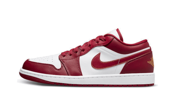 Air Jordan 1 Low Cardinal Red, Cardinal Red/White/Light Curry (553558-607 / 553560-607)