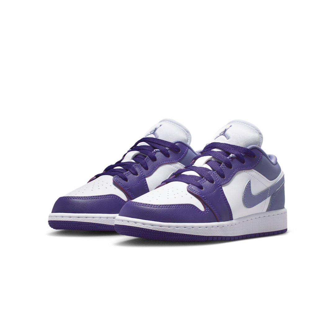 Air Jordan 1 Low Court Purple White Dusty Amethyst, Court Purple/White/Dusty Amethyst (553560-551)