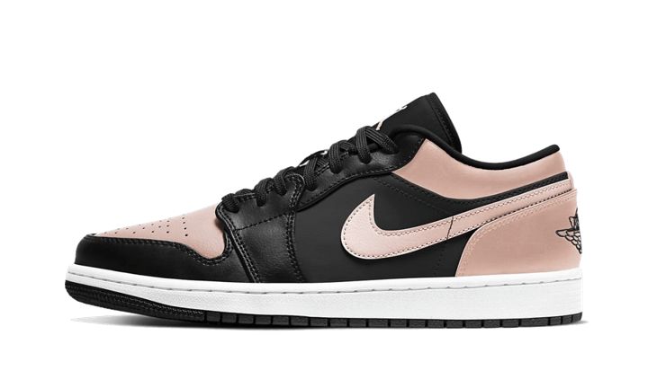 Air Jordan 1 Low Crimson Tint, Black/Crimson Tint-White (553558-034 / 553560-034)