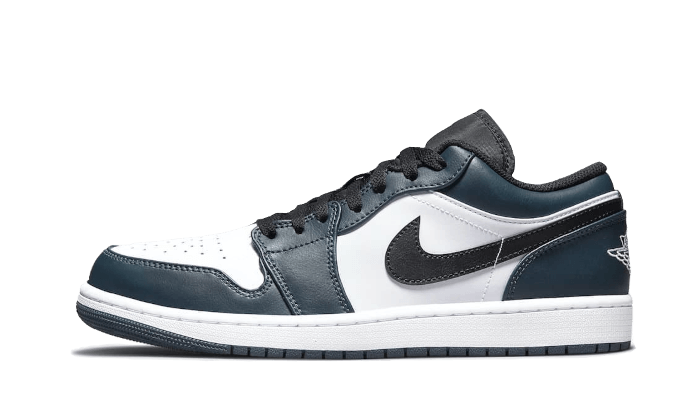 Air Jordan 1 Low Dark Teal, Armory navy/white-black (553558-411)