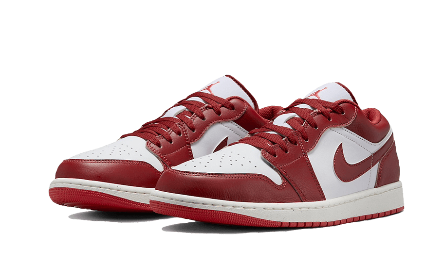 Air Jordan 1 Low Dune Red, White/Dune Red/Lobster/Sail/Vachetta Tan (FJ3459-160)