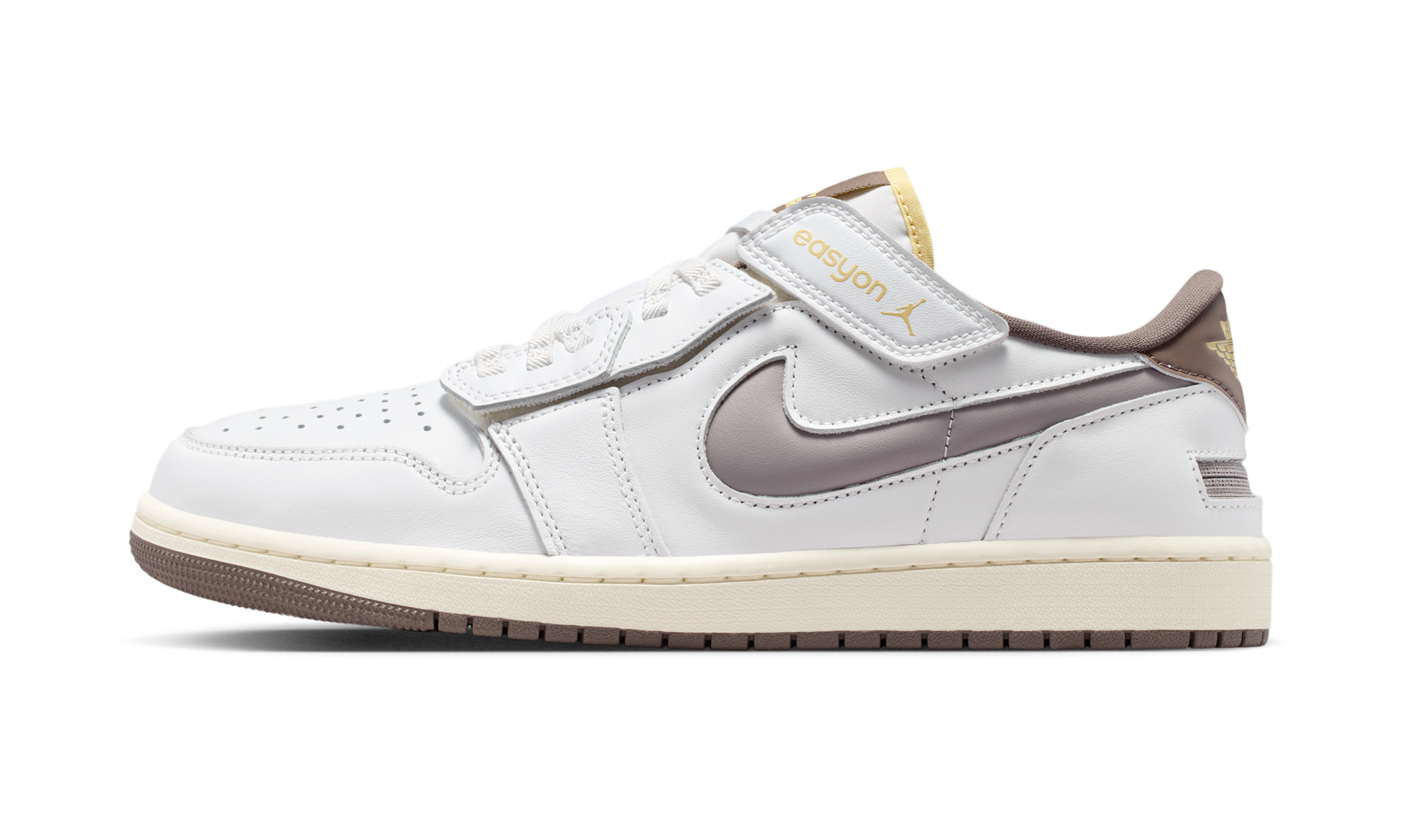 Air Jordan 1 Low EasyOn White Olive Grey Lemon Wash