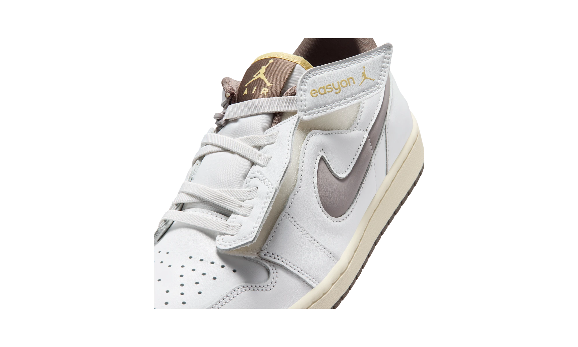 Air Jordan 1 Low EasyOn White Olive Grey Lemon Wash