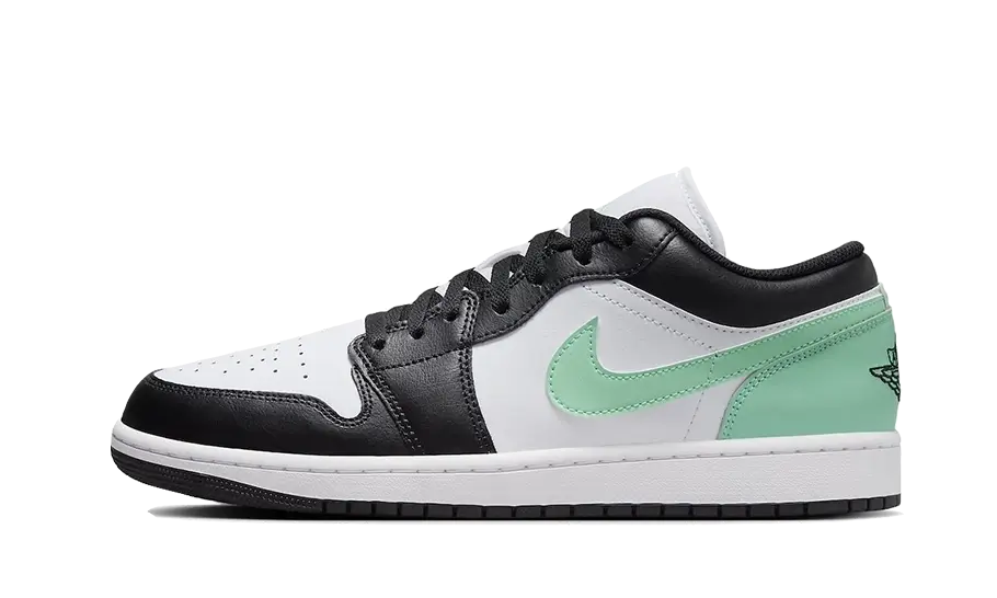 Air Jordan 1 Low Green Glow, White/Green Glow/Black (553558-131)