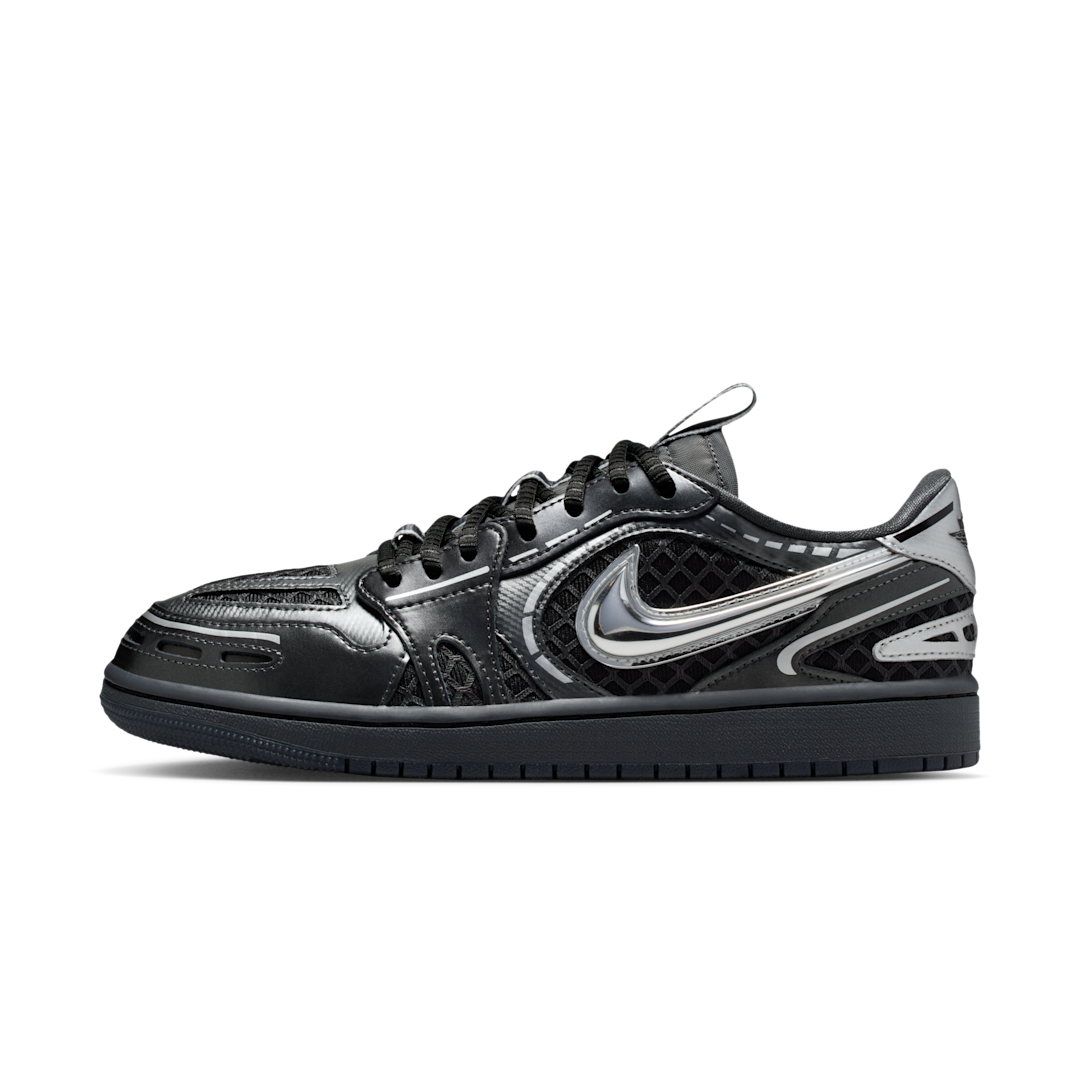 Air Jordan 1 Low Method of Make V3 Black Metallic Silver, Black/White/Anthracite/Metallic Silver (HQ2186-001)