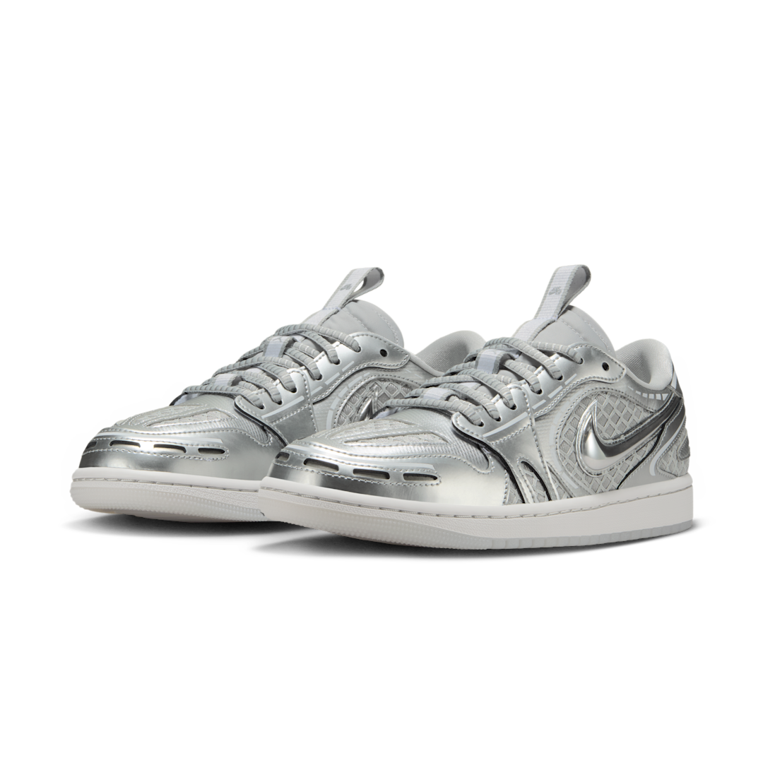 Air Jordan 1 Low Method of Make V3 Metallic Silver, Neutral Grey/White/Metallic Silver/Pewter Grey (HQ2186-002)