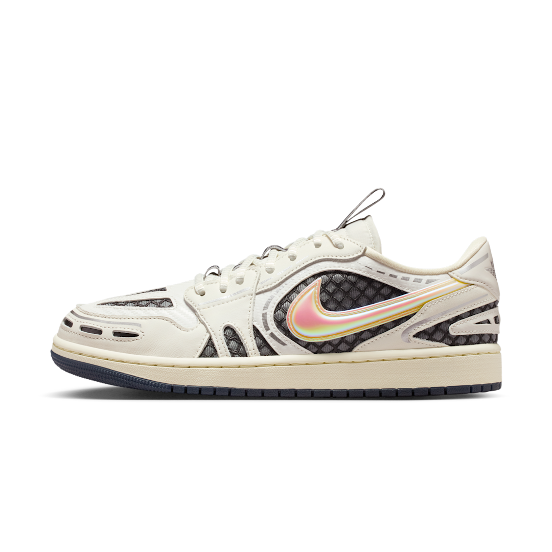Air Jordan 1 Low Method of Make V3 Sail Coconut Milk, Sail/Coconut Milk/Anthracite/Metallic Silver (HQ2186-100)