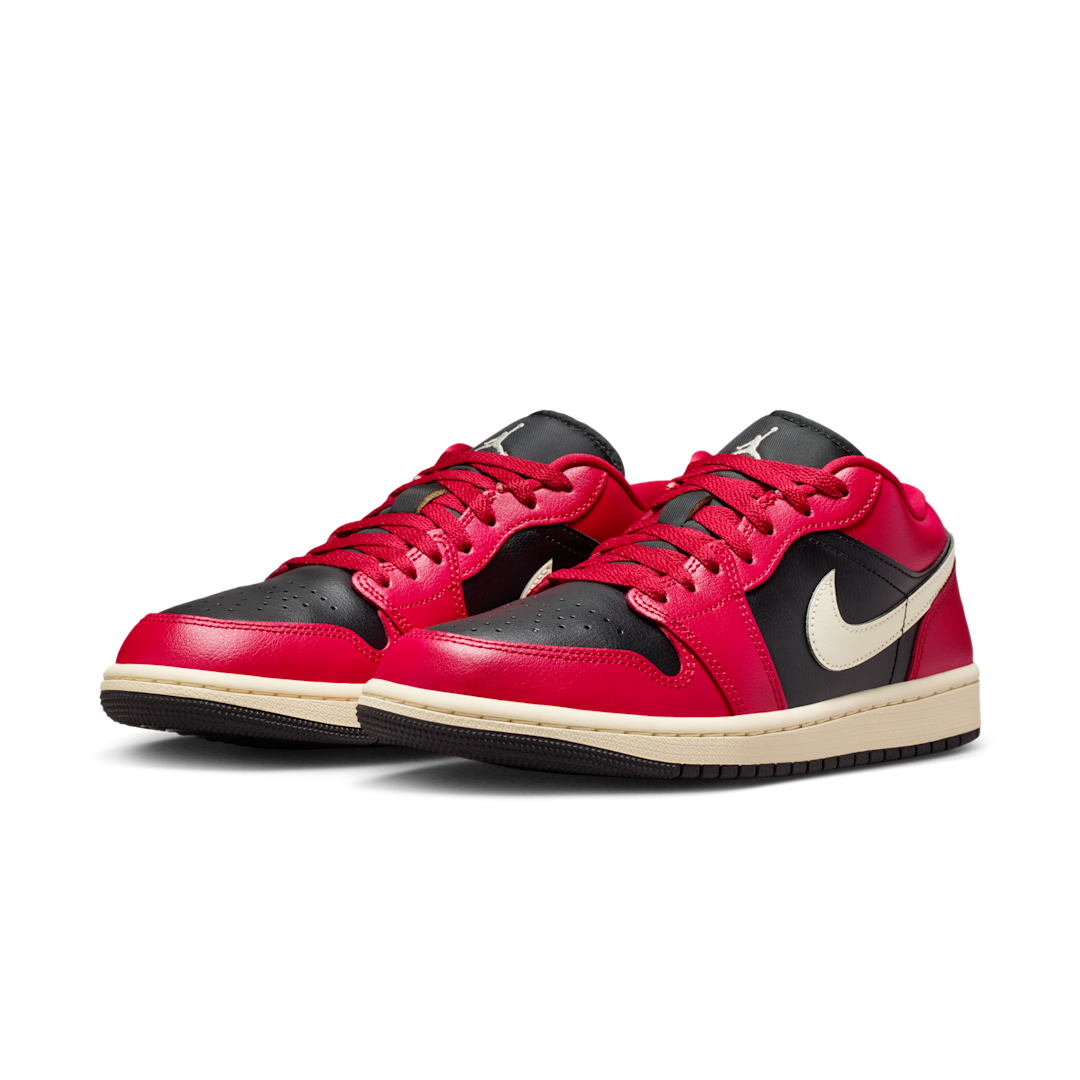 Air Jordan 1 Low Mystic Hibiscus Black, Mystic Hibiscus/Black/Coconut Milk (DC0774-605)