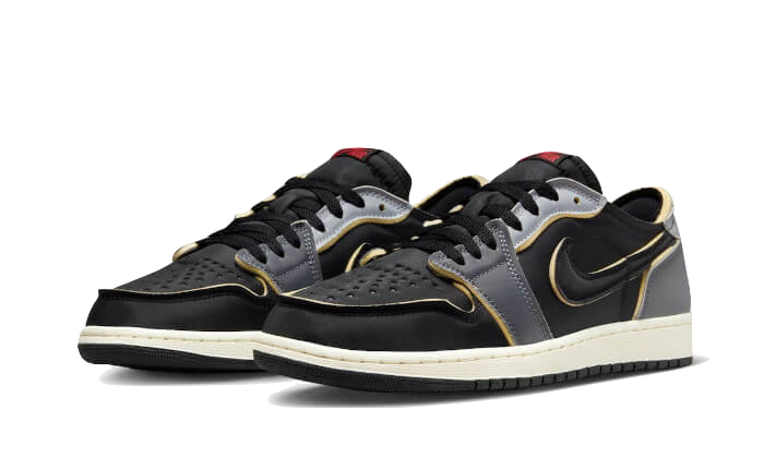 Air Jordan 1 Low OG EX Black Smoke Grey, Black/Dark Smoke Grey-Light Smoke Grey-Sail-Coconut Milk (DV0982-006)