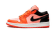 Air Jordan 1 Low Orange Black