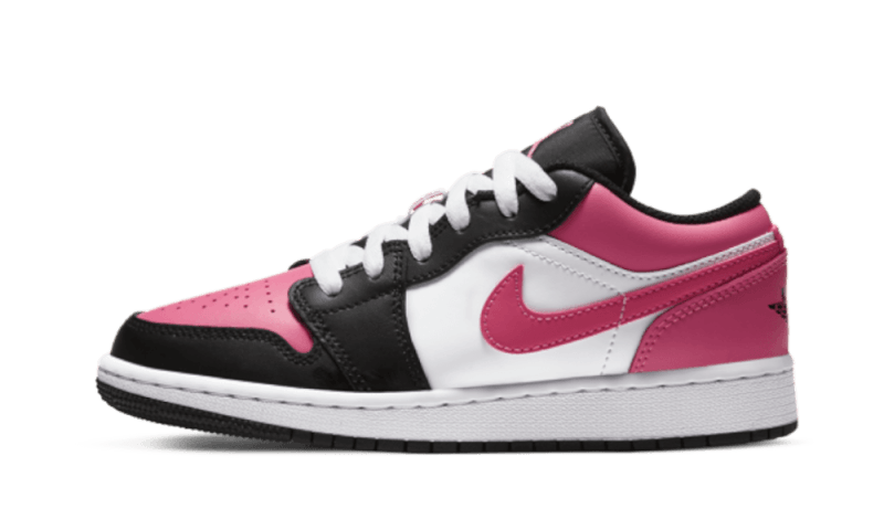 Air Jordan 1 Low Pinksicle, White/Black-Pinksicle (554723-106)