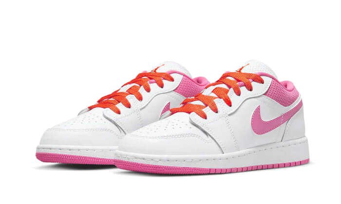 Air Jordan 1 Low Pinksicle Orange, White/Safety Orange-Pinksicle (DR9498-168)