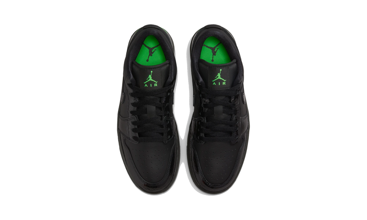 Air Jordan 1 Low SE Black Croc Scream Green