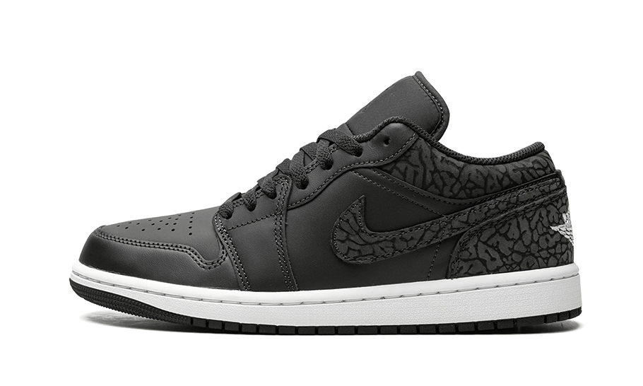 Air Jordan 1 Low SE Black Elephant, Off Noir/Black/White/Black (FB9907-001)