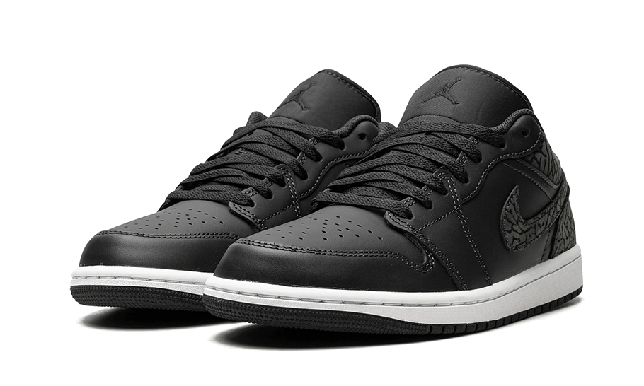 Air Jordan 1 Low SE Black Elephant, Off Noir/Black/White/Black (FB9907-001)