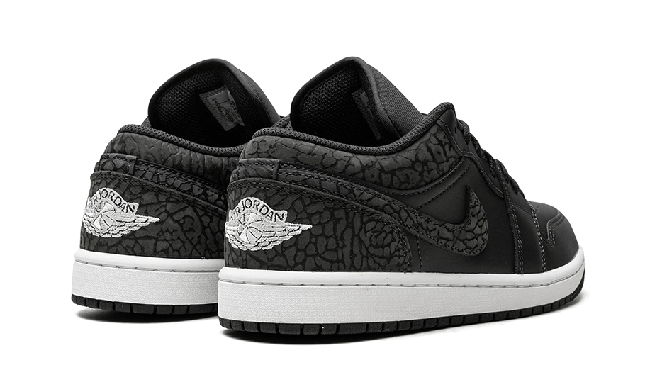 Air Jordan 1 Low SE Black Elephant, Off Noir/Black/White/Black (FB9907-001)