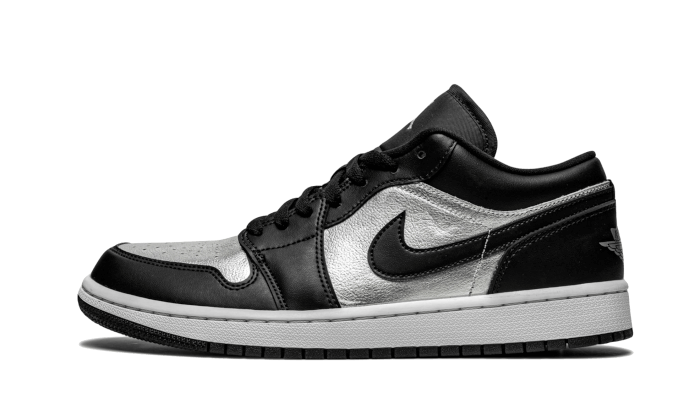 Air Jordan 1 Low SE Black Metallic Silver, Black/Metallic Silver/White (DA5551-001)