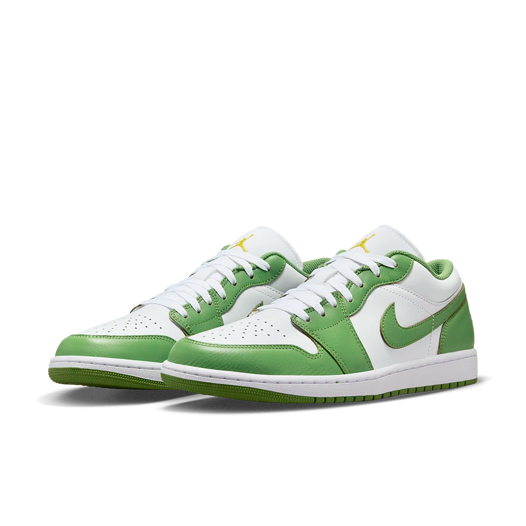 Air Jordan 1 Low SE Chlorophyll, White/Lightning-Chlorophyll (HF4823-100)