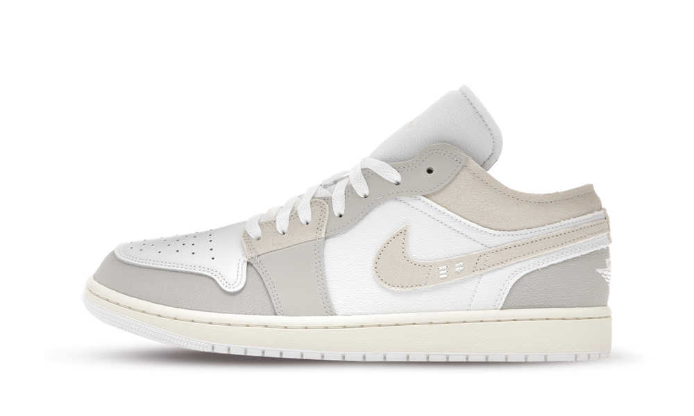 Air Jordan 1 Low SE Craft Inside Out Tech Grey, Tech Grey/Light Orewood Brown/White/Sail (DN1635-002)