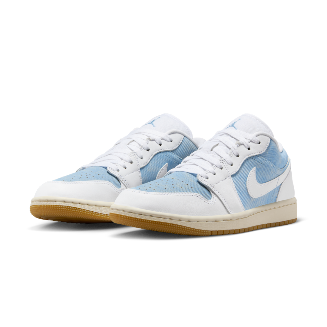 Air Jordan 1 Low SE Denim Worn Blue, Worn Blue/Gum Light Brown/Sail/White (HQ2004-400)