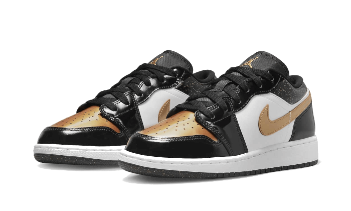 Air Jordan 1 Low SE Gold Toe, Black/Metallic Gold/White (DR6970-071)