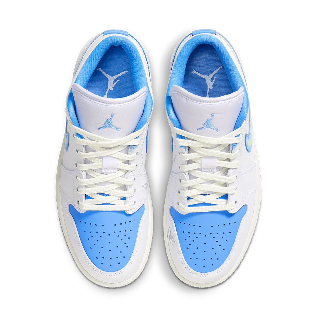 Air Jordan 1 Low SE Just Skate University Blue, University Blue/University Blue-Sail-White-Psychic Blue-Wolf Grey (FJ7219-441)