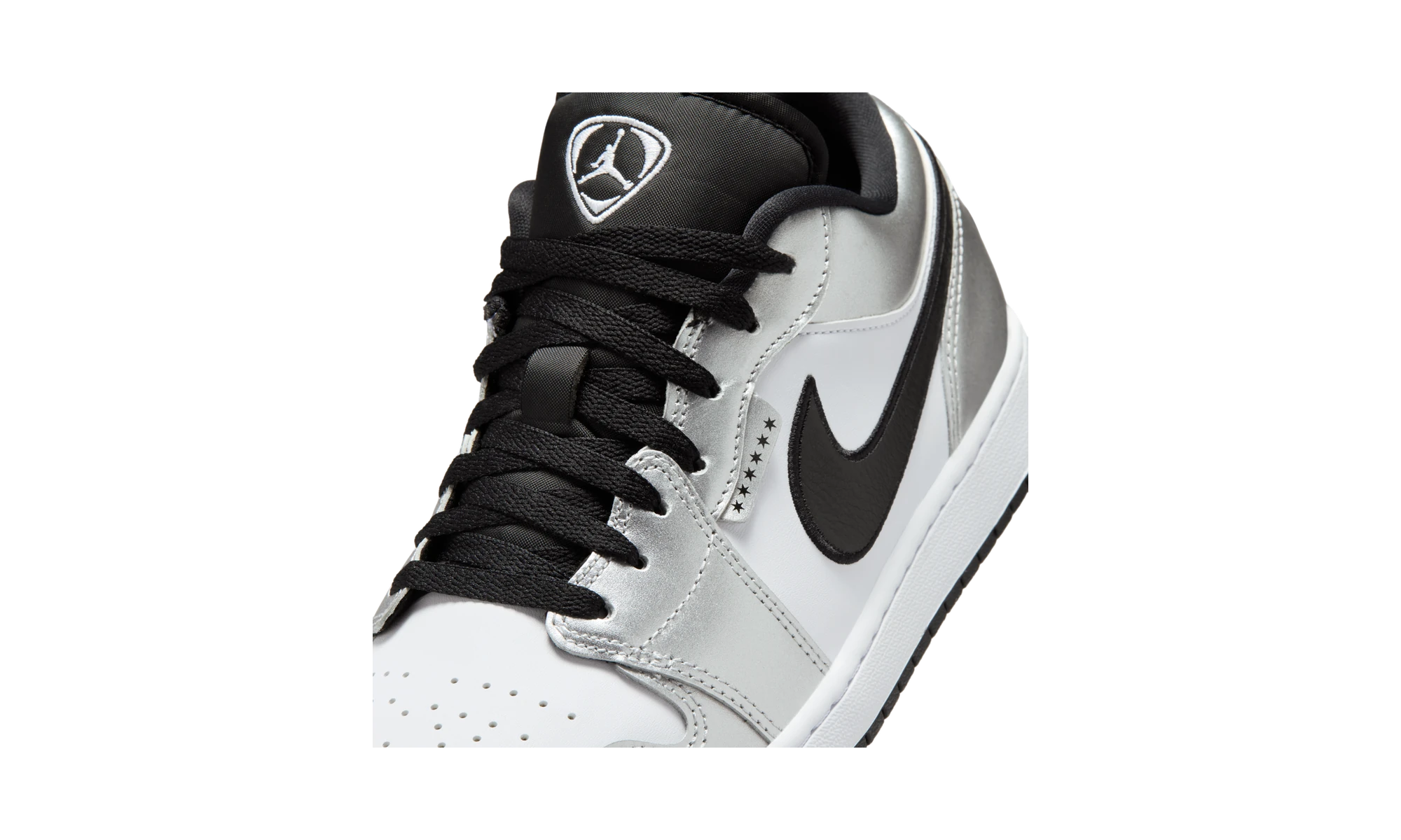 Air Jordan 1 Low SE Metallic Silver Tiempo