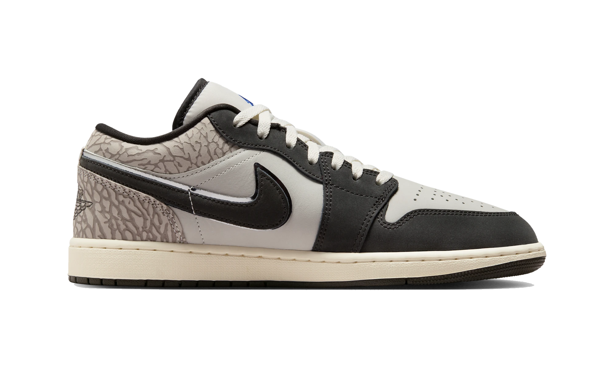 Air Jordan 1 Low SE Sail Deep Pewter Elephent Print