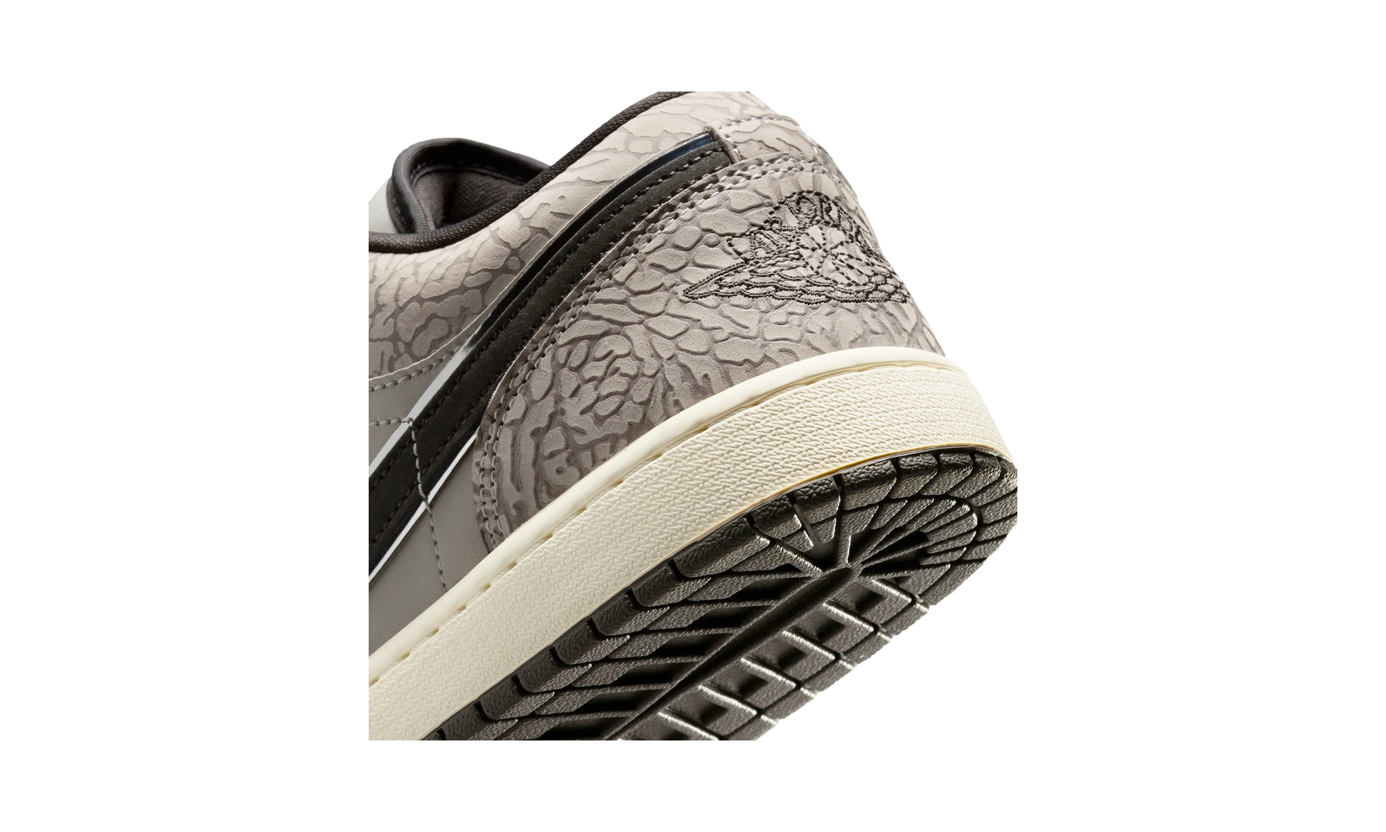 Air Jordan 1 Low SE Sail Deep Pewter Elephent Print