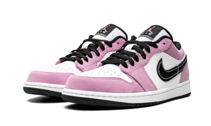 Air Jordan 1 Low SE Violet Shock White Black, Violet Shock/Black-Tropical Twist-Violet Shock (CK3022-503)