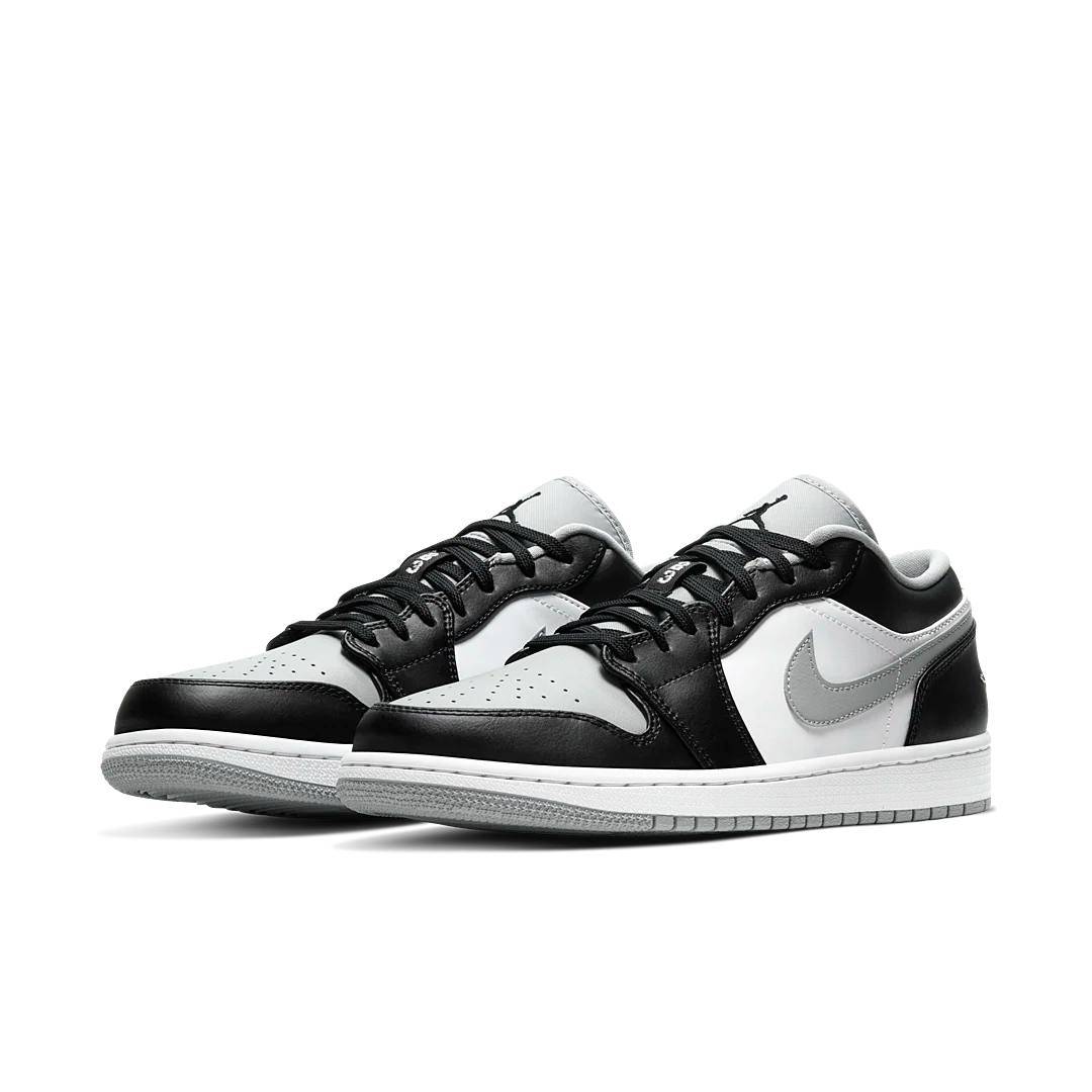 Air Jordan 1 Low Shadow, Black/Light Smoke Grey-White (553558-039)