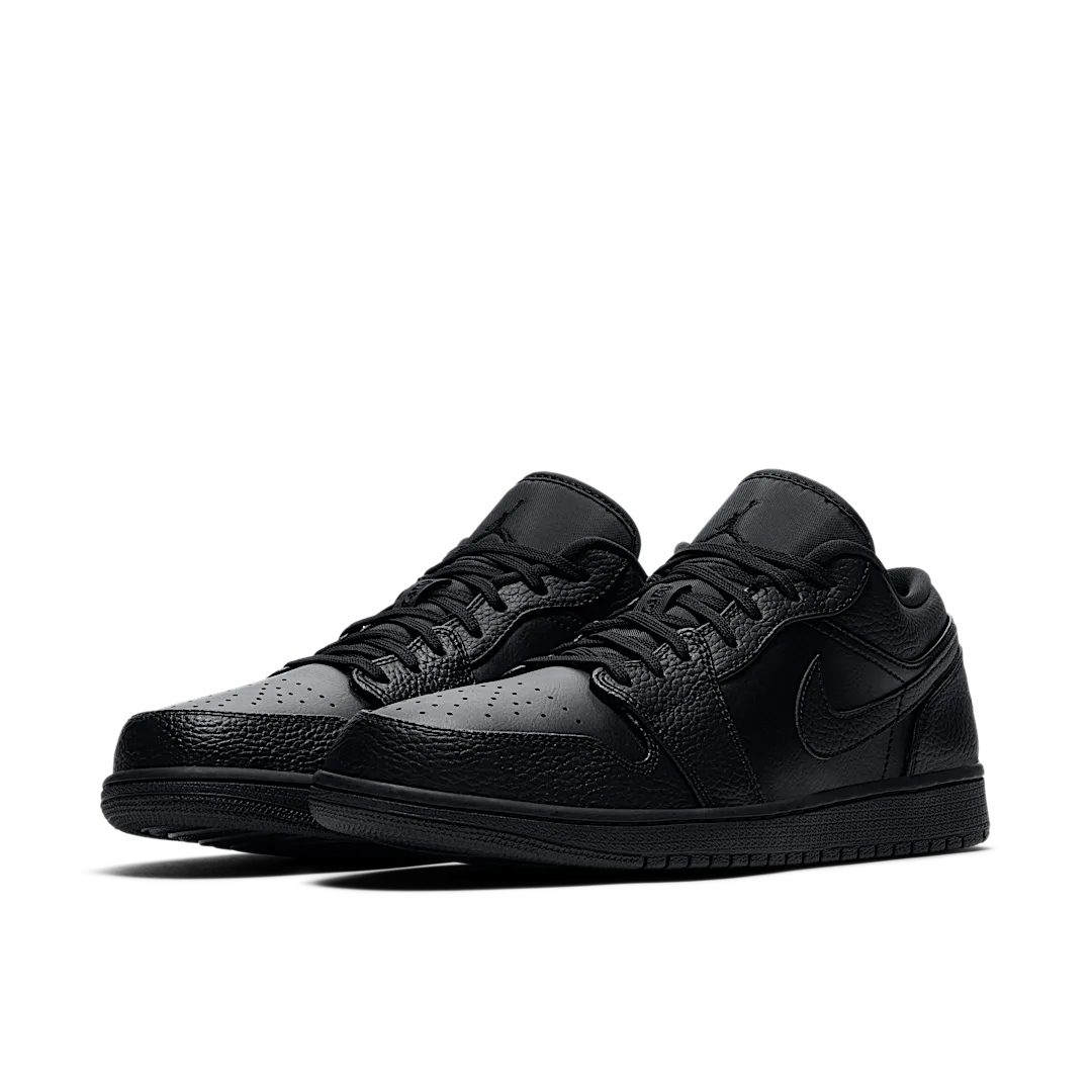 Air Jordan 1 Low Triple Black, Black/Black/Black (553558-091)