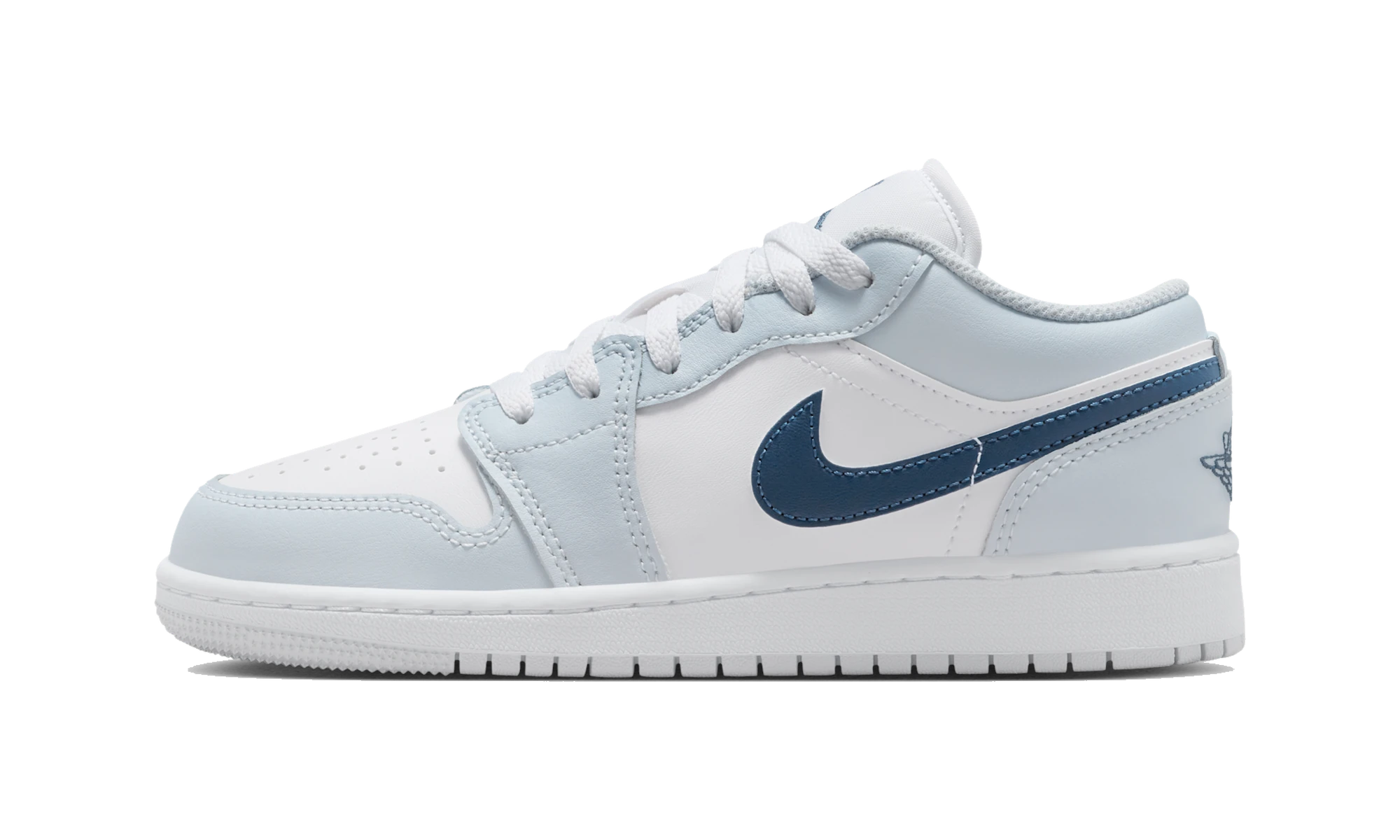 Air Jordan 1 Low White Aura Squadron Blue