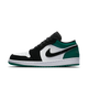 Air Jordan 1 Low White Black Mystic Green