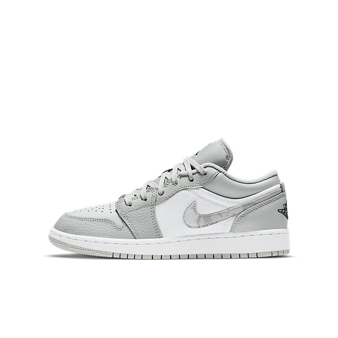 Air Jordan 1 Low White Camo, White/Photon Dust-Grey Fog (DD3234-100)