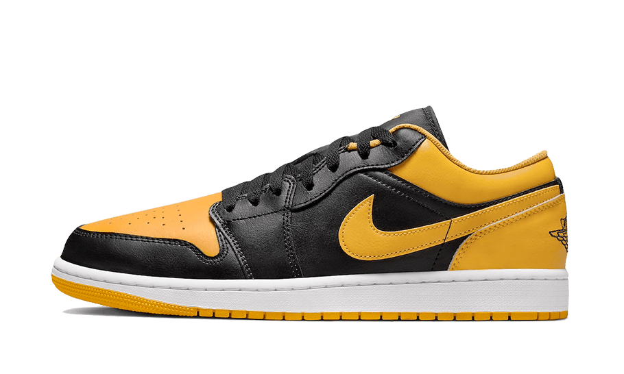 Air Jordan 1 Low Yellow Ochre, Black/Yellow Ochre/White (553558-072)