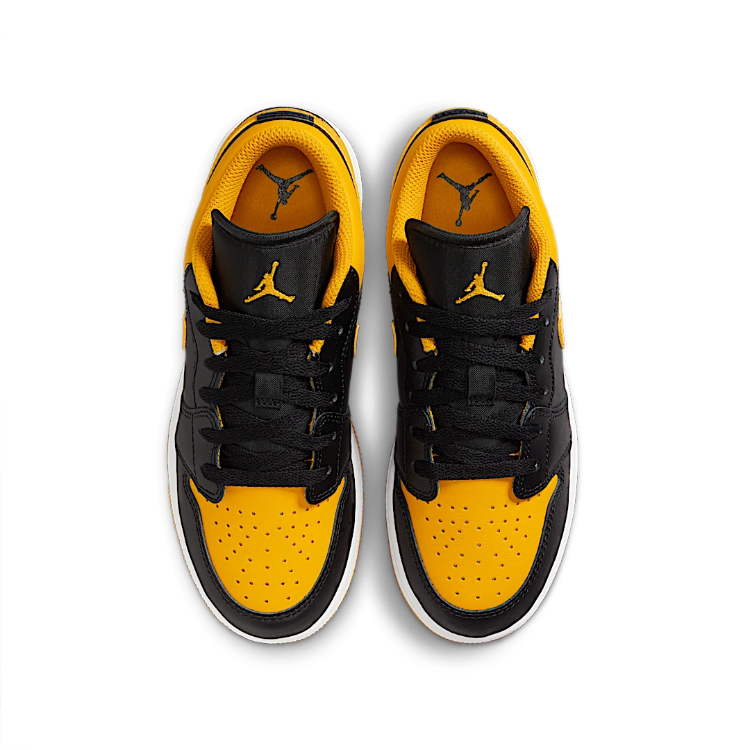 Air Jordan 1 Low Yellow Ochre, Black/Yellow Ochre/White (553560-072)