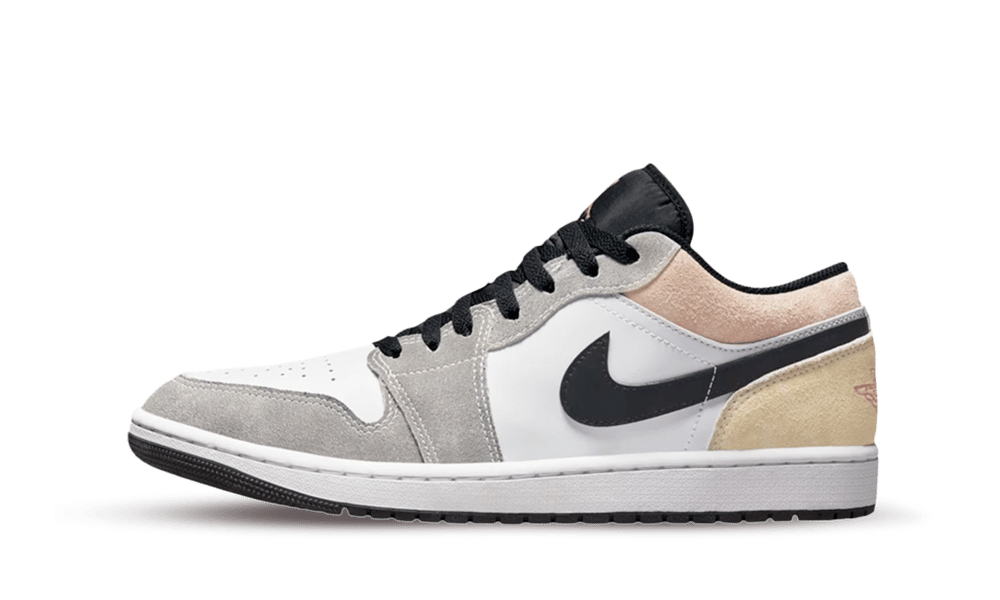 Air Jordan 1 Low SE Flight Club, Black/Magic Ember-Sundial-White (DX4334-008)