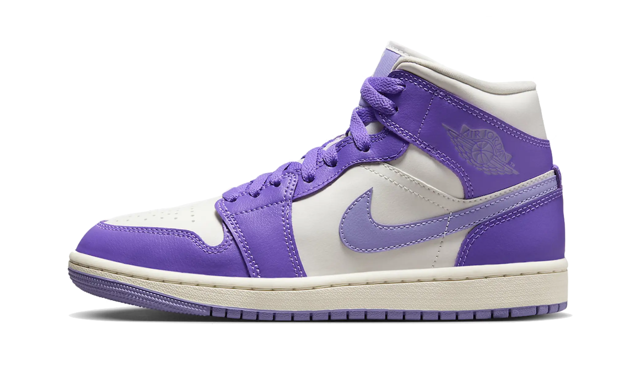 Air Jordan 1 Mid Action Grape, Action Grape/Sail/Sky J Light Purple (BQ6472-504)