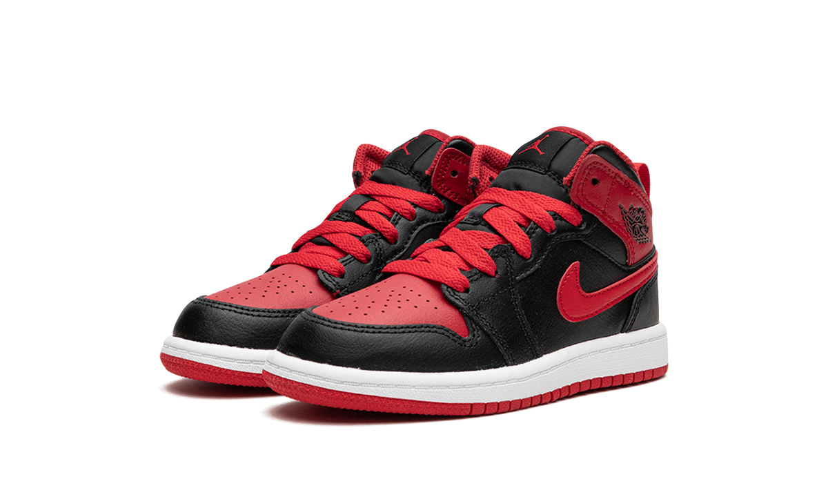 Air Jordan 1 Mid Alternate Bred (2022) (PS)
