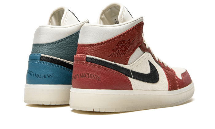 Air Jordan 1 Mid Anti-Gravity Machines, Dark Pony/Saturn Gold-Redstone (DM9601-200)