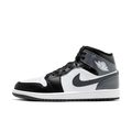 Air Jordan 1 Mid Black White Iron Grey