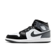 Air Jordan 1 Mid Black White Iron Grey