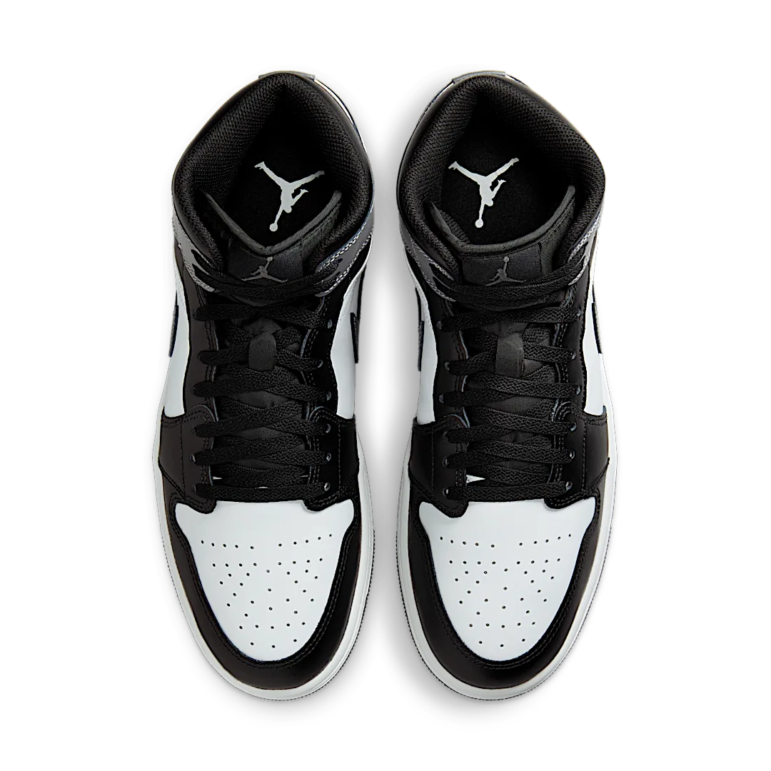 Air Jordan 1 Mid Black White Iron Grey, Black/White/Iron Grey (DQ8426-001)