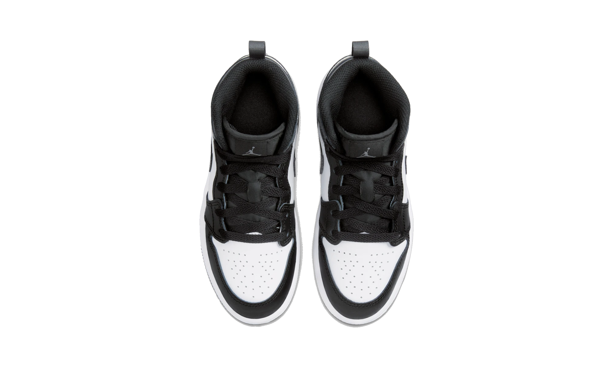 Air Jordan 1 Mid Black White Iron Grey (PS)