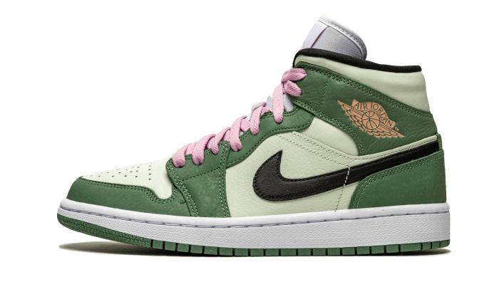 Air Jordan 1 Mid Dutch Green, Dutch Green/Black-Barely Green (CZ0774-300)