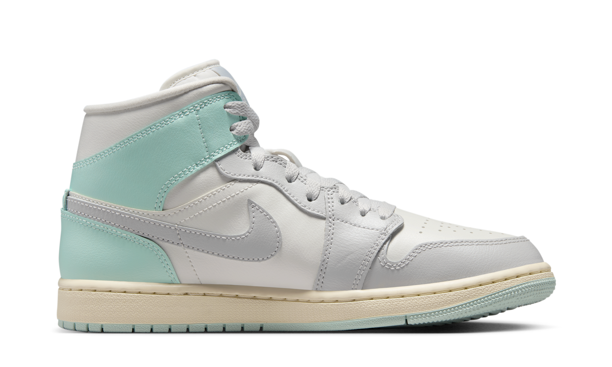 Air Jordan 1 Mid Football Grey Igloo