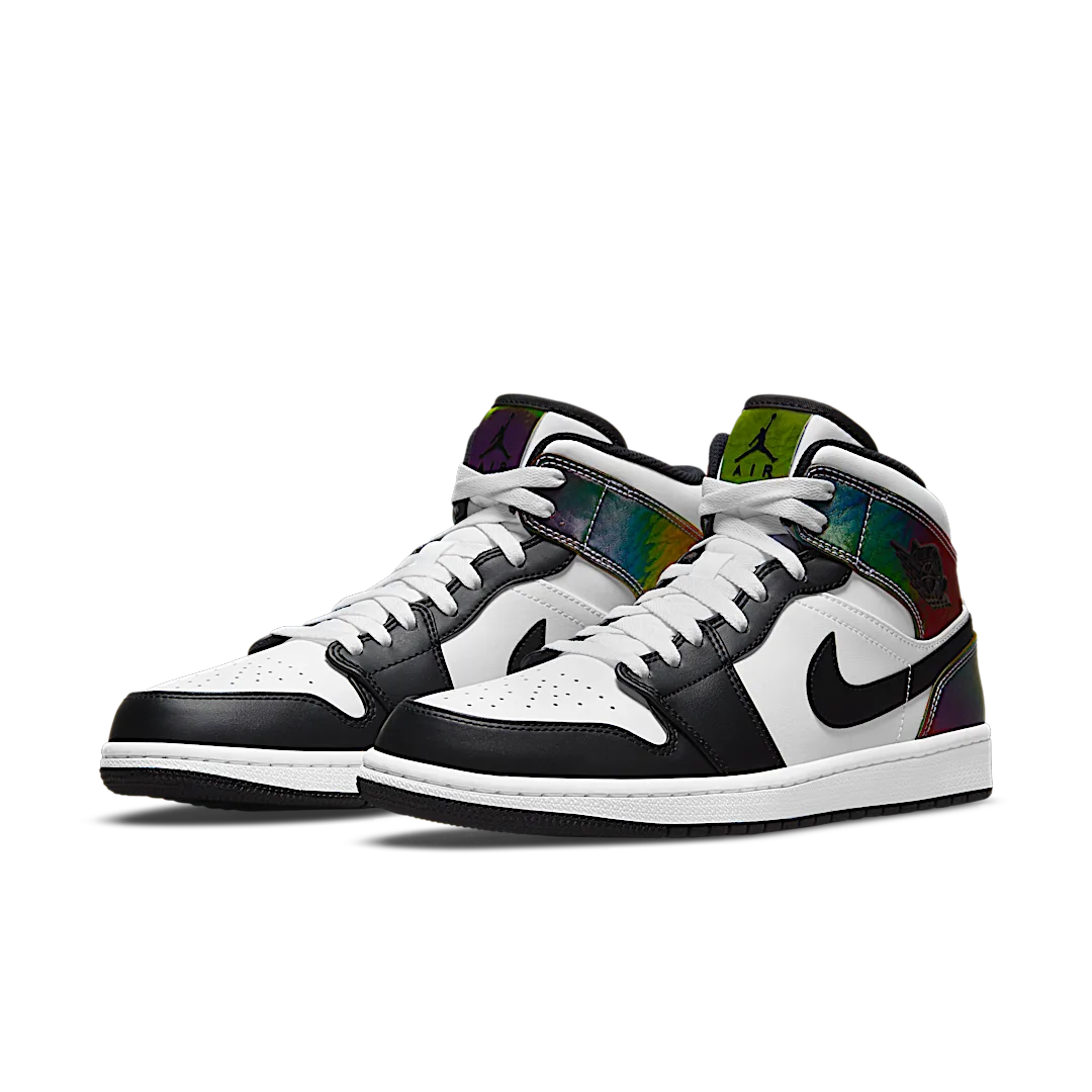 Air Jordan 1 Mid Heat Reactive, White/Black/Heat Reactive (DM7802-100)