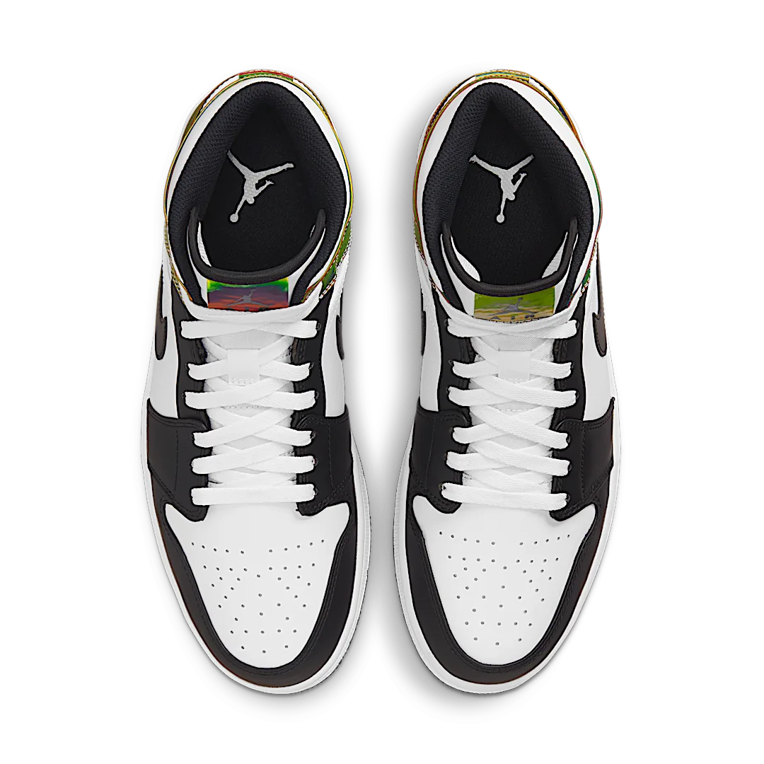 Air Jordan 1 Mid Heat Reactive, White/Black/Heat Reactive (DM7802-100)