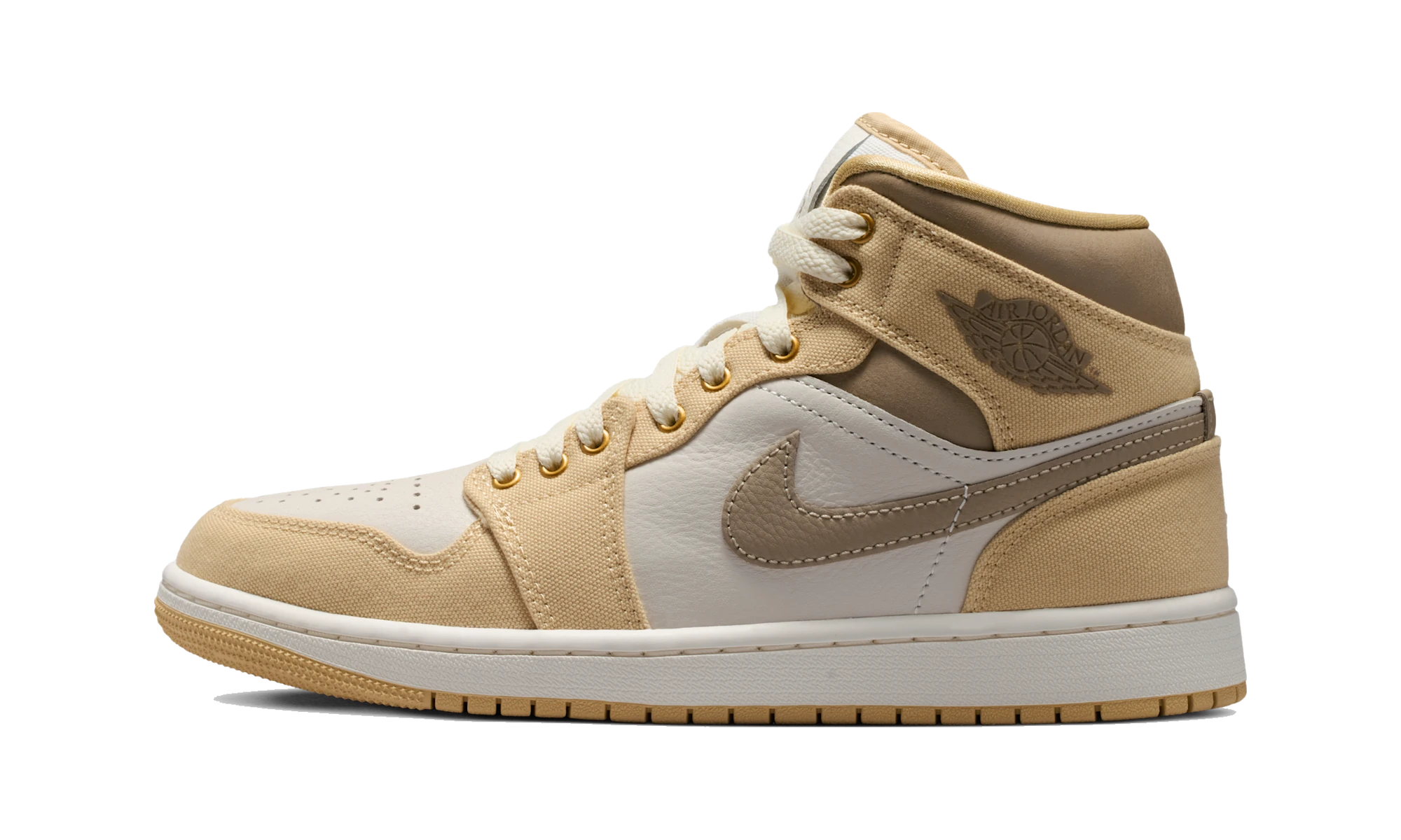 Air Jordan 1 Mid Khaki Sesame